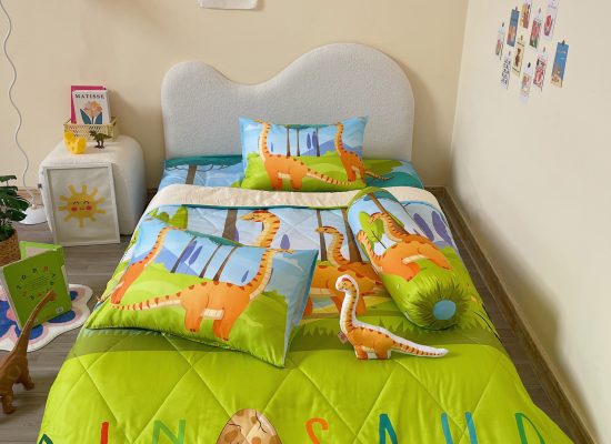 Dinosaur kid bedding